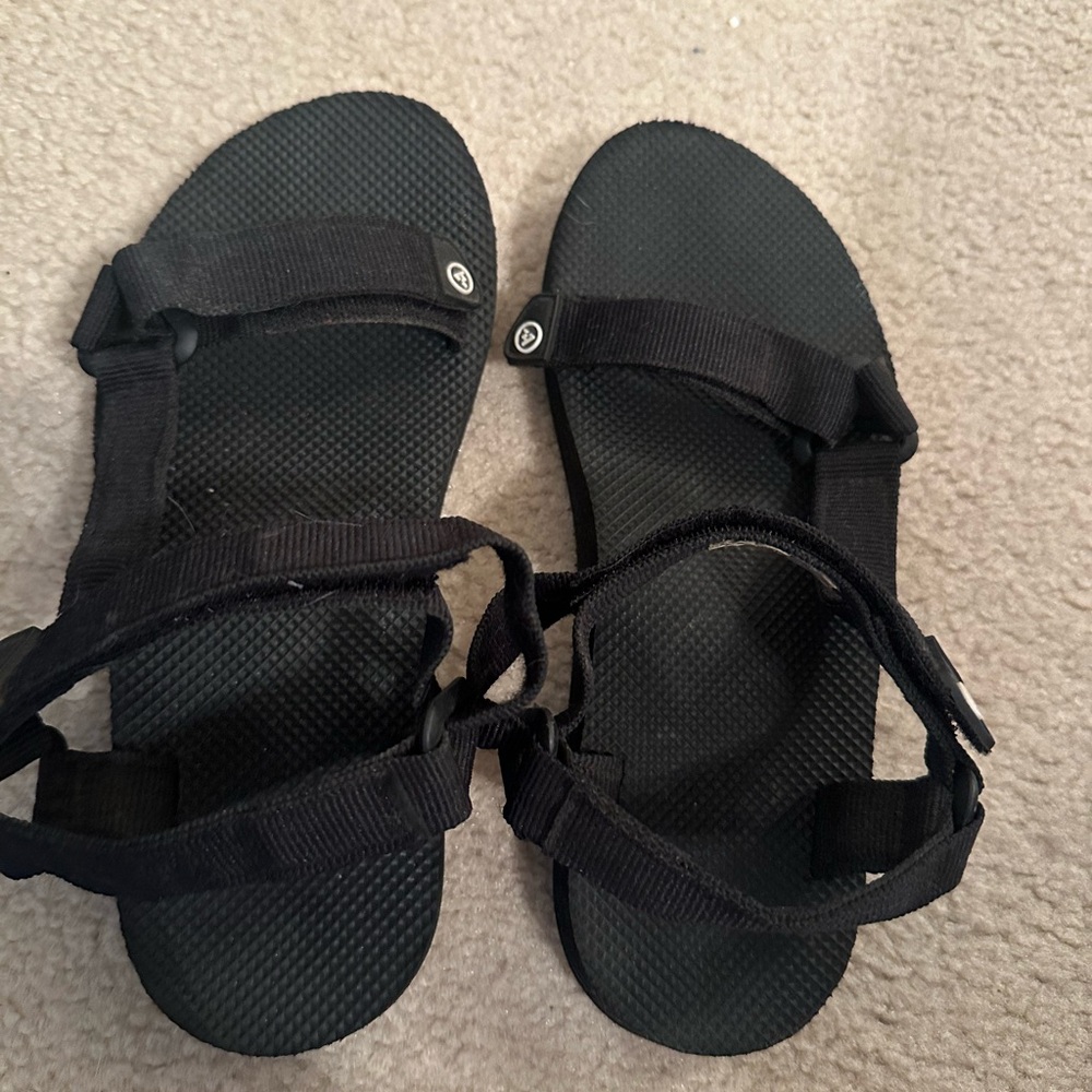 Black Velcro Sandals Atika